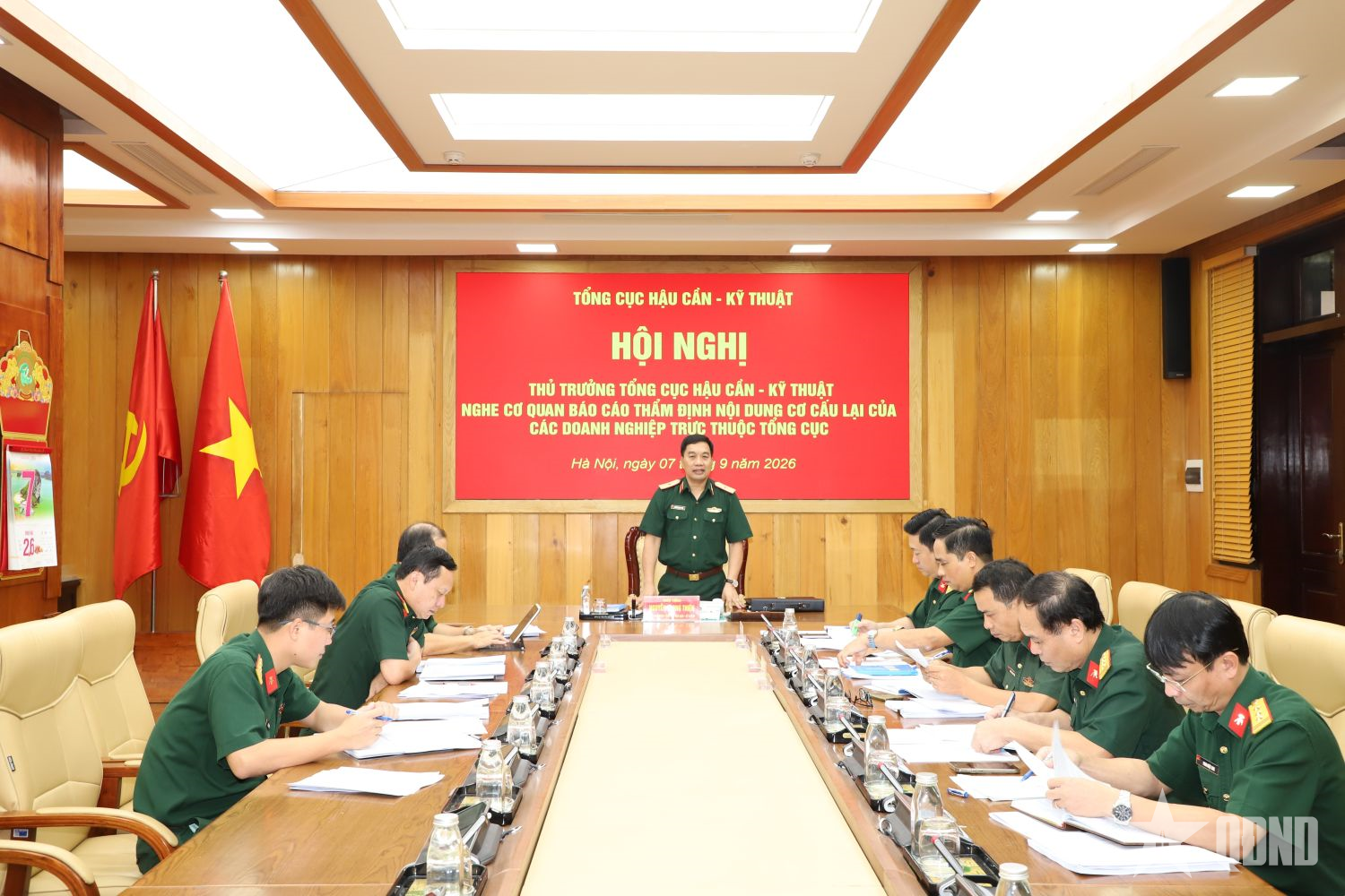 Thẩm định nội dung cơ cấu lại của các doanh nghiệp thuộc Tổng cục Hậu cần - Kỹ thuật
